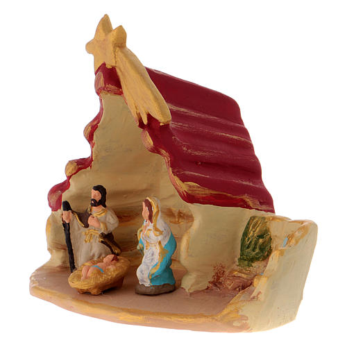 House with Holy Family in Deruta terracotta 2