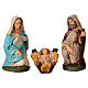 Nativity 10 pcs terracotta Deruta 10 cm s2