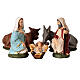 Nativity 10 pcs terracotta Deruta 10 cm s7