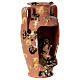 Urn with Holy Family and light in Deruta terracotta 35 cm s4