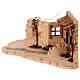 Taverne pour crèche Original bois peint Val Gardena 10 cm s4