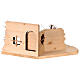 Osteria presepe Original legno dipinto in Val Gardena 10 cm s5