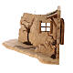 Tavern for Original Val Gardena Nativity Scene, painted wood, 12 cm characters s2