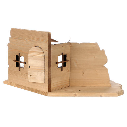 Osteria presepe Original legno dipinto in Valgardena 12 cm 5