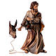 Voyage to Bethlehem, 10 cm Original Nativity model, in painted Valgardena wood s3
