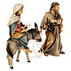 Journey to Bethlehem Original Nativity Scene in painted wood from Valgardena 12 cm s5