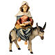 Andata a Betlemme del presepe Original legno dipinto in Valgardena 12 cm s4