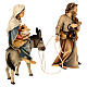 Andata a Betlemme del presepe Original legno dipinto in Valgardena 12 cm s7