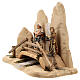 Escape to Egypt With Bridge, 10 cm Original Nativity model, in painted Val Gardena wood s9