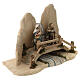 Escape to Egypt with bridge Original Nativity Scene in painted wood from Val Gardena 12 cm s5