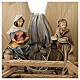 Fuite en Égypte avec décor pour crèche Original bois peint Val Gardena 12 cm s4