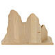 Fuite en Égypte avec décor pour crèche Original bois peint Val Gardena 12 cm s11