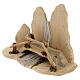 Escape to Egypt with Arched Bridge, 12 cm Original Nativity model, in painted Valgardena wood s9