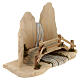 Escape to Egypt with Arched Bridge, 12 cm Original Nativity model, in painted Valgardena wood s10