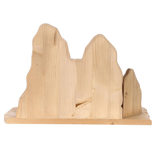 Original wooden Nativity bridge made in Valgardena 12 (40x17x27) cm 4