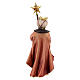 Piccolo cantore con stella presepe Original legno dipinto Val Gardena 10 cm s4