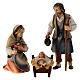 Holy Family Original Pastore Nativity Scene in painted wood from Val Gardena 12 cm s1