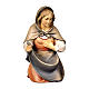 St. Mary, 10 cm nativity Original Shepherd model, in painted Valgardena wood s1