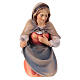 Virgin Mary Original Pastore Nativity Scene in painted wood from Val Gardena 12 cm s1