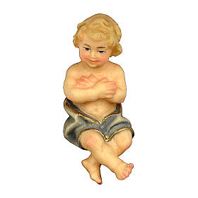 Presepe Val Gardena: Bambinello presepe Original Pastore legno dipinto in Valgardena 12 cm Presepe Val Gardena: Bambinello presepe Original Pastore legno dipinto in Valgardena 12 cm