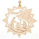 Christmas decor star shaped with Holy Family s1