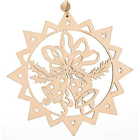 Christmas decor star shaped with Holy Family