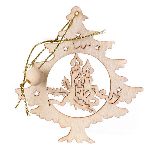 Christmas tree decoration with candles 2
