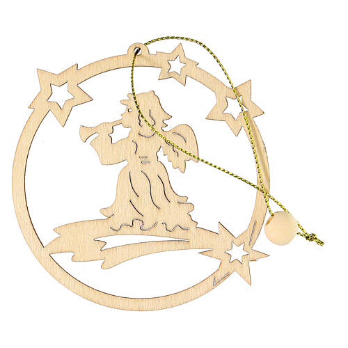 Christmas tree decoration with stars and angel 2