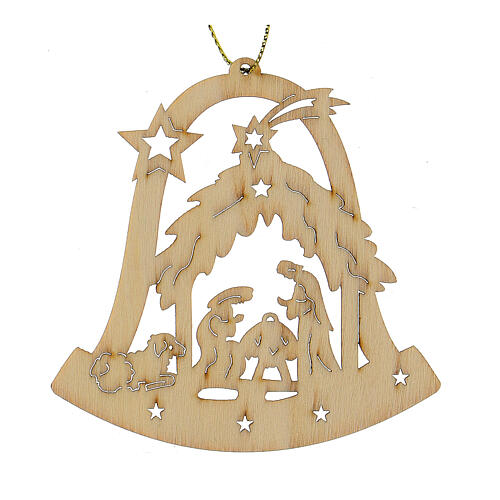 Christmas tree decoration bell shaped with Holy Family 2
