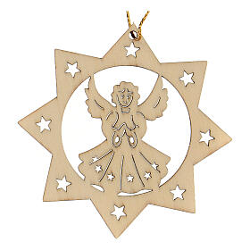 Décor de Noel en forme d'étoile 8 branches