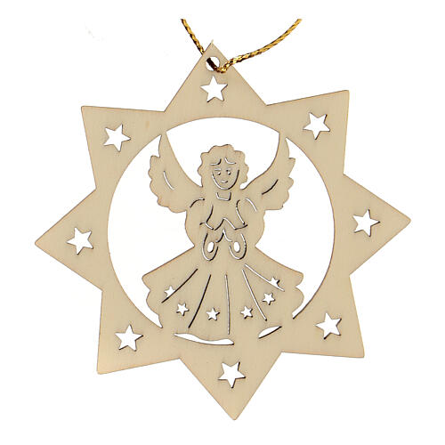 Dekoracja bożonarodzeniowa gwiazda 8-ramienna anioł 1