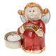 Red angel candle-holder s1