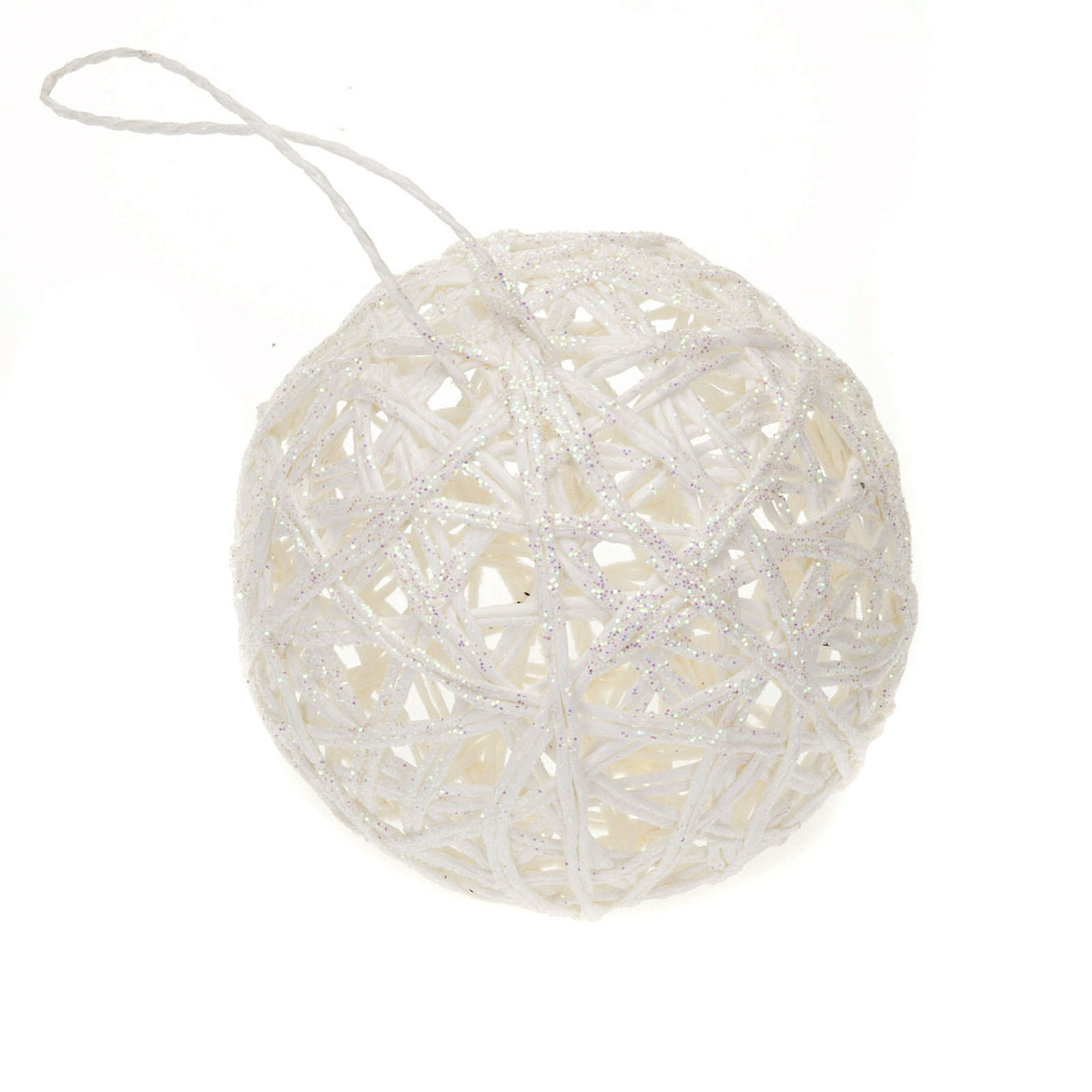 White Christmas ball online sales on HOLYART.co.uk