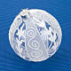 Transparent white Christmas ball s2
