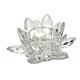 Glass flower candle-holder s1