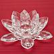 Glass flower candle-holder s2