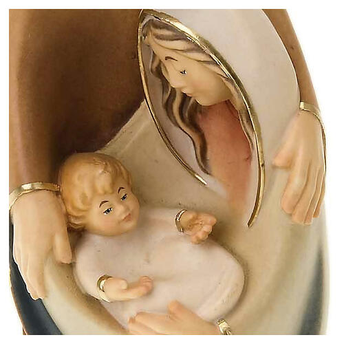 Nativité Bethléem, en bois coloré 3