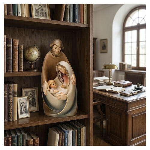 Święta Rodzina drewno malowane 2