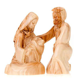 Nativité Bethléem, en bois, cm 12