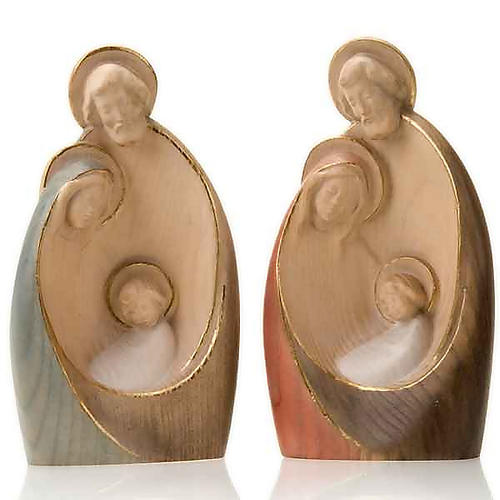 Wooden stylised nativity set, 20cm 1