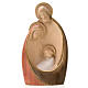 Święta Rodzina stylizowana z drewna 20 cm s2