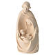 Natural wood nativity scene s1