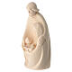 Natural wood nativity scene s4