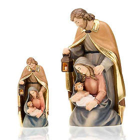 Hand-painted wood nativity