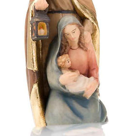 Hand-painted wood nativity