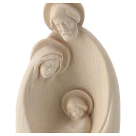Wooden stylised round nativity