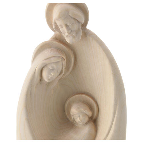 Święta Rodzina stylizowana okrągła drewno 20 cm 2