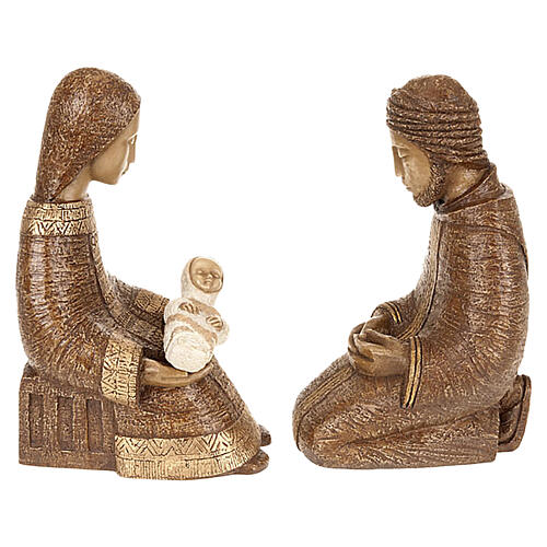 Nativité paysanne marron Bethléem 5