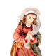 Hand-painted wood nativity 12 cm s3