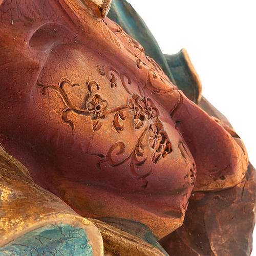 Nativité Sainte Famille colorée 28 cm 2